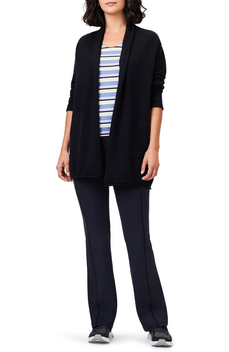 NZ ACTIVE by NIC+ZOE Cool Down Open Front Cardigan, Alternate, color, 