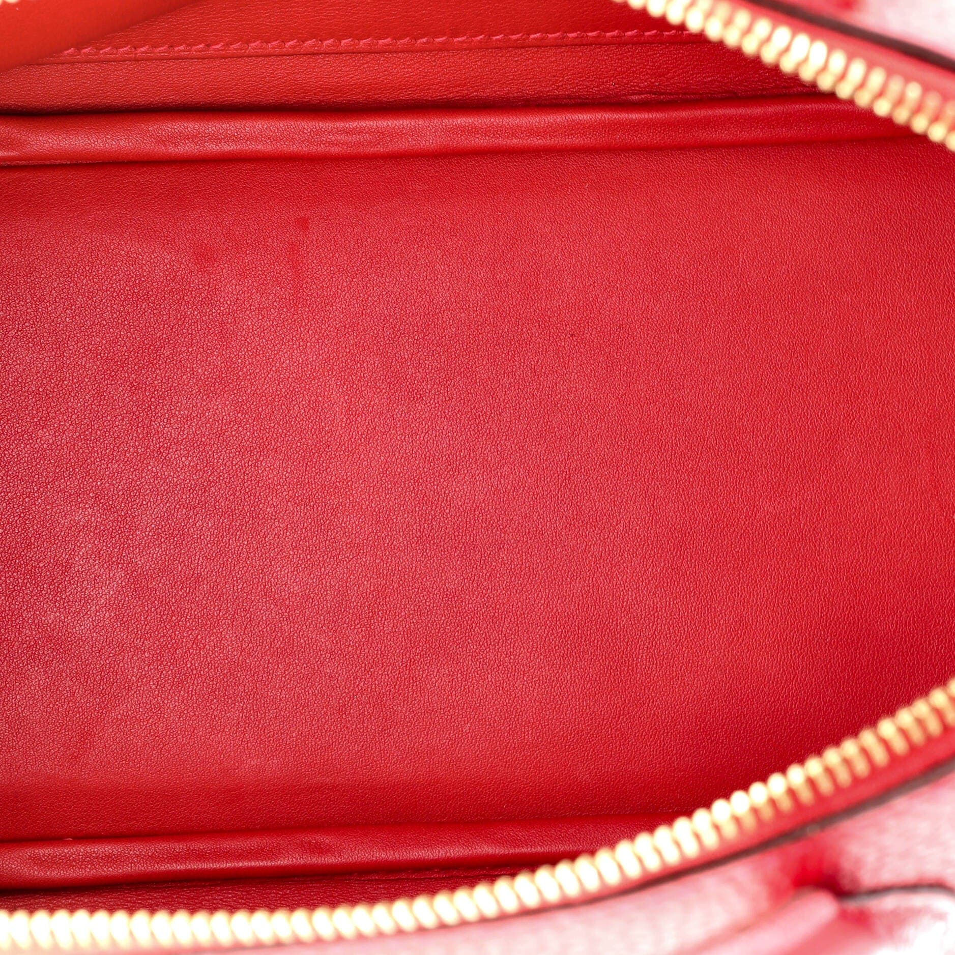 Pre-Owned Hermes Bolide Bag Clemence 31, Alternate, color, Rouge Casaque