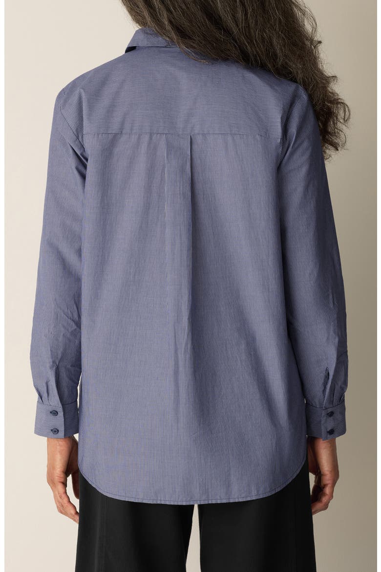 Organic Cotton Long Shirt, Alternate, color, INFINITY
