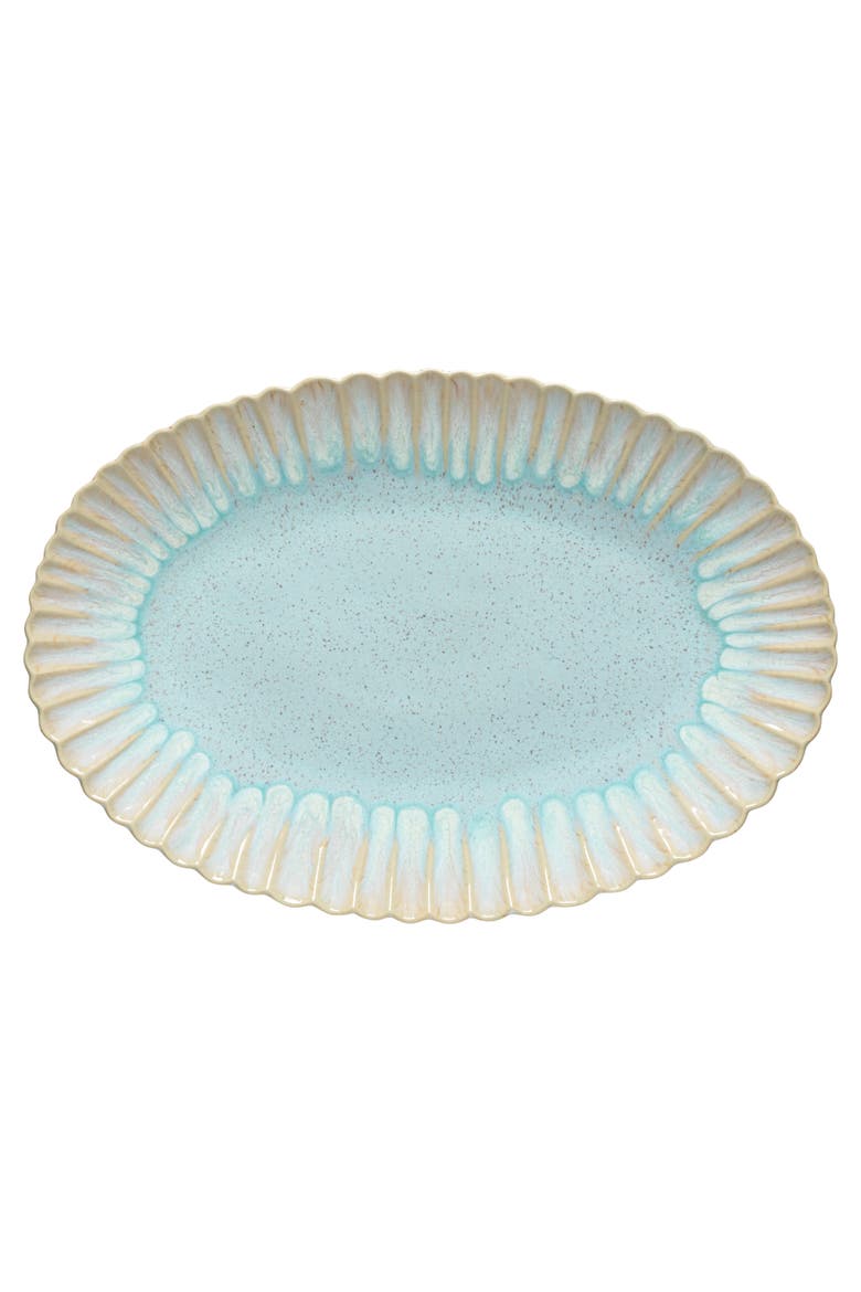 Mallorca Oval platter, Main, color, Sea blue
