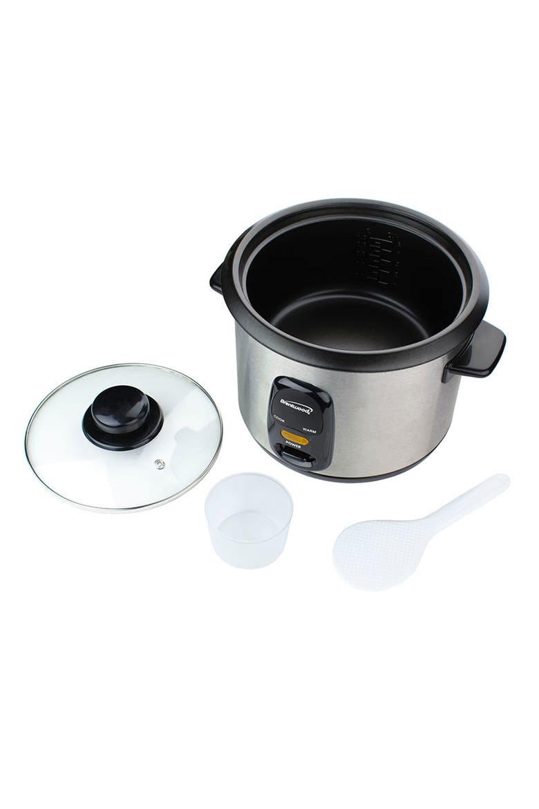5 Cup Rice Cooker/Non-Stick with Steamer, Alternate, color, Silver