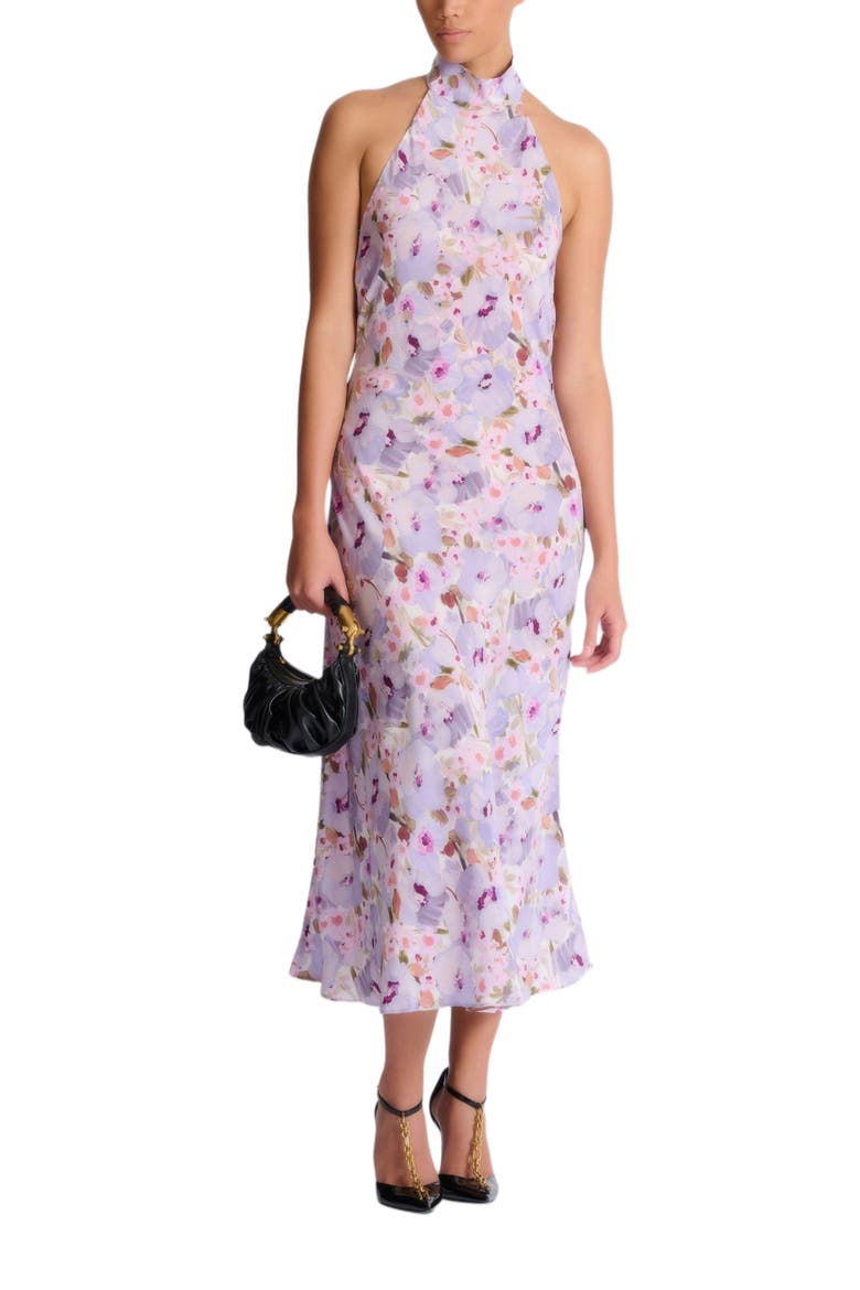 Printed Poppy Flower dress, Main, color, multicolor