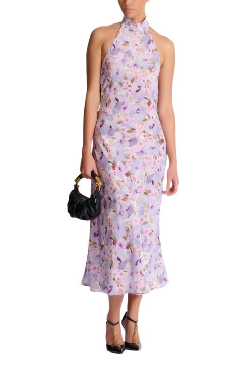 Printed Poppy Flower dress