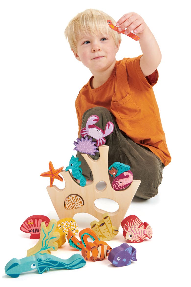 Stacking Coral Reef Toy, Alternate, color, MULTI