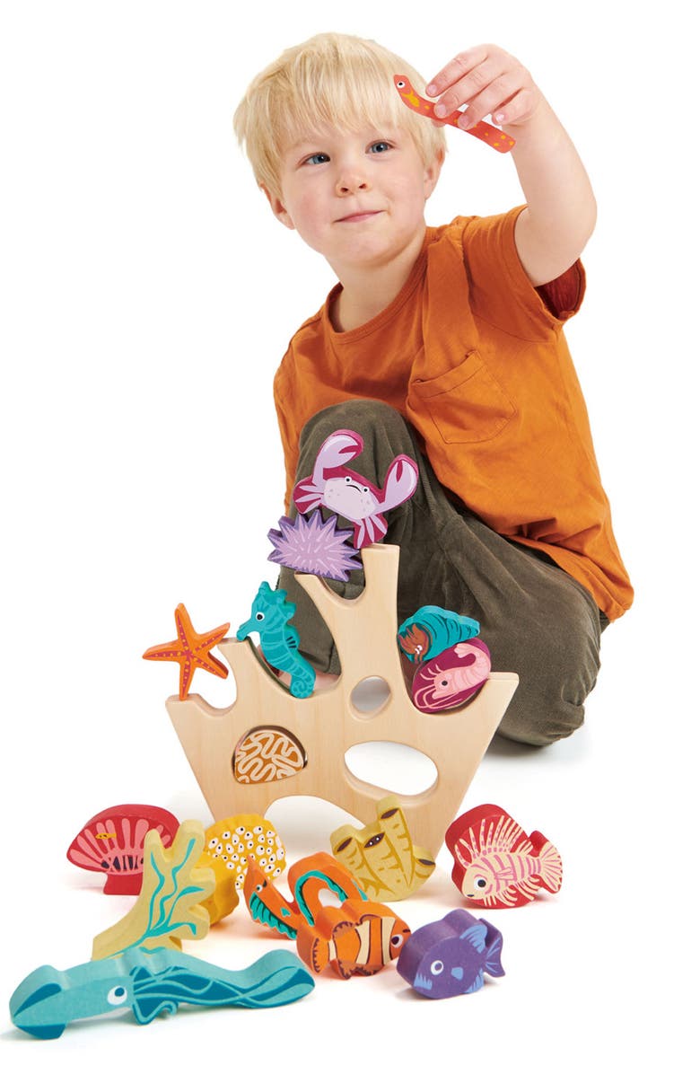 Tender Leaf Toys Stacking Coral Reef Toy, Alternate, color, Multi