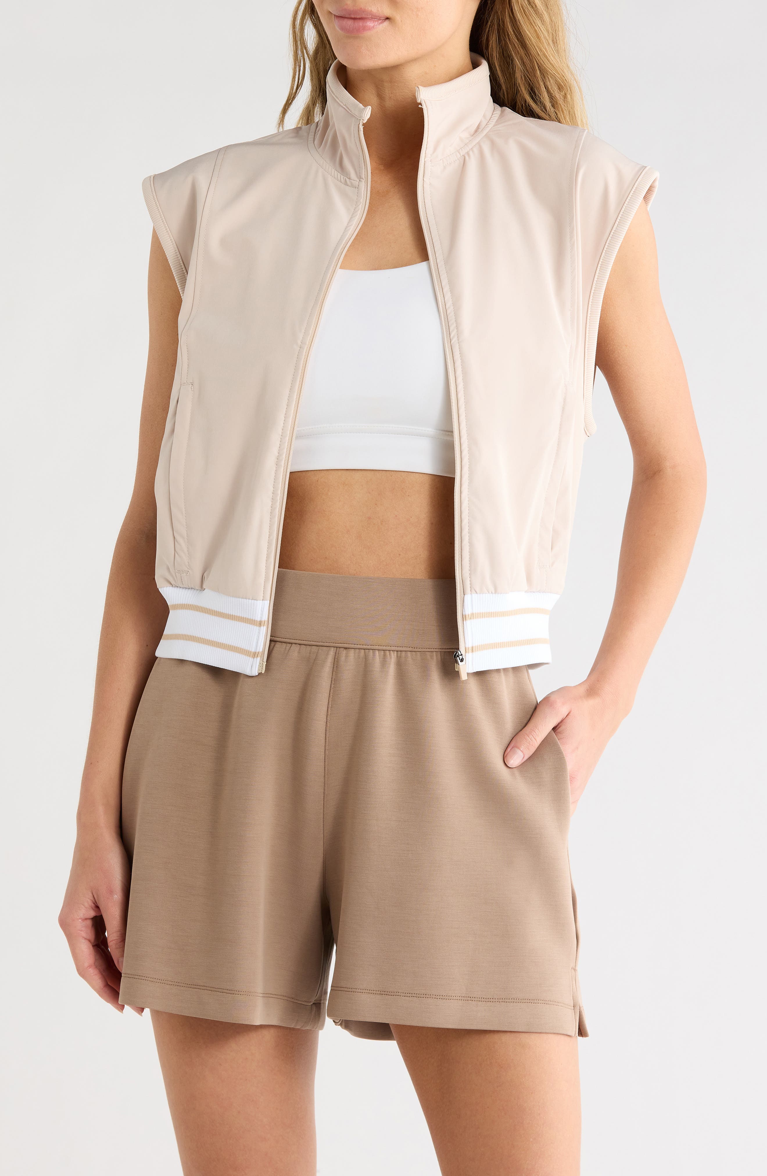 90 DEGREE BY REFLEX Fleece Inside Club Vest