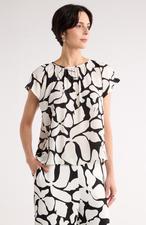 Gathered Neck Top