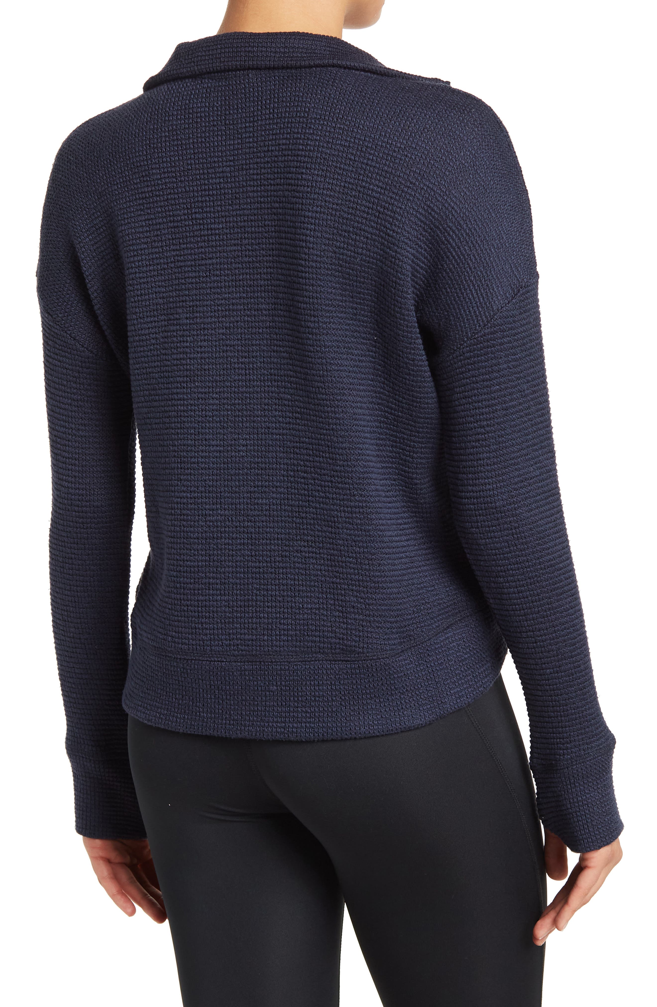 90 DEGREE BY REFLEX Boucle Texture Full Zip Jacket (Women) | Nordstromrack