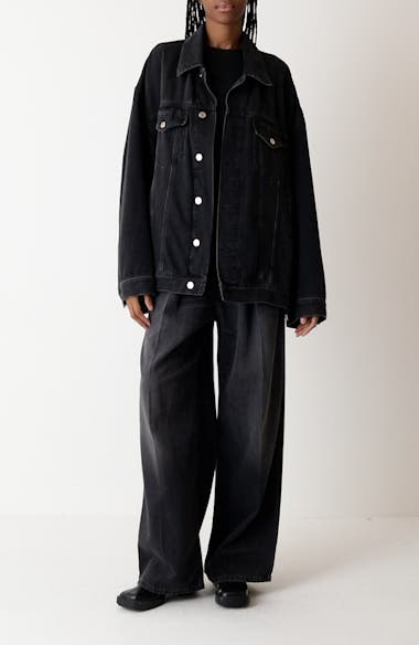 Haikure Candy Pleated Wide Leg Jeans | Nordstrom