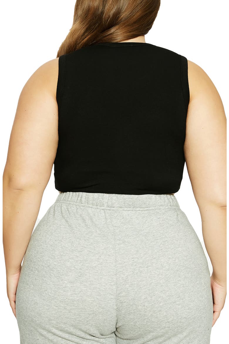 LORI CROP SL TANK, Alternate, color, BLACK