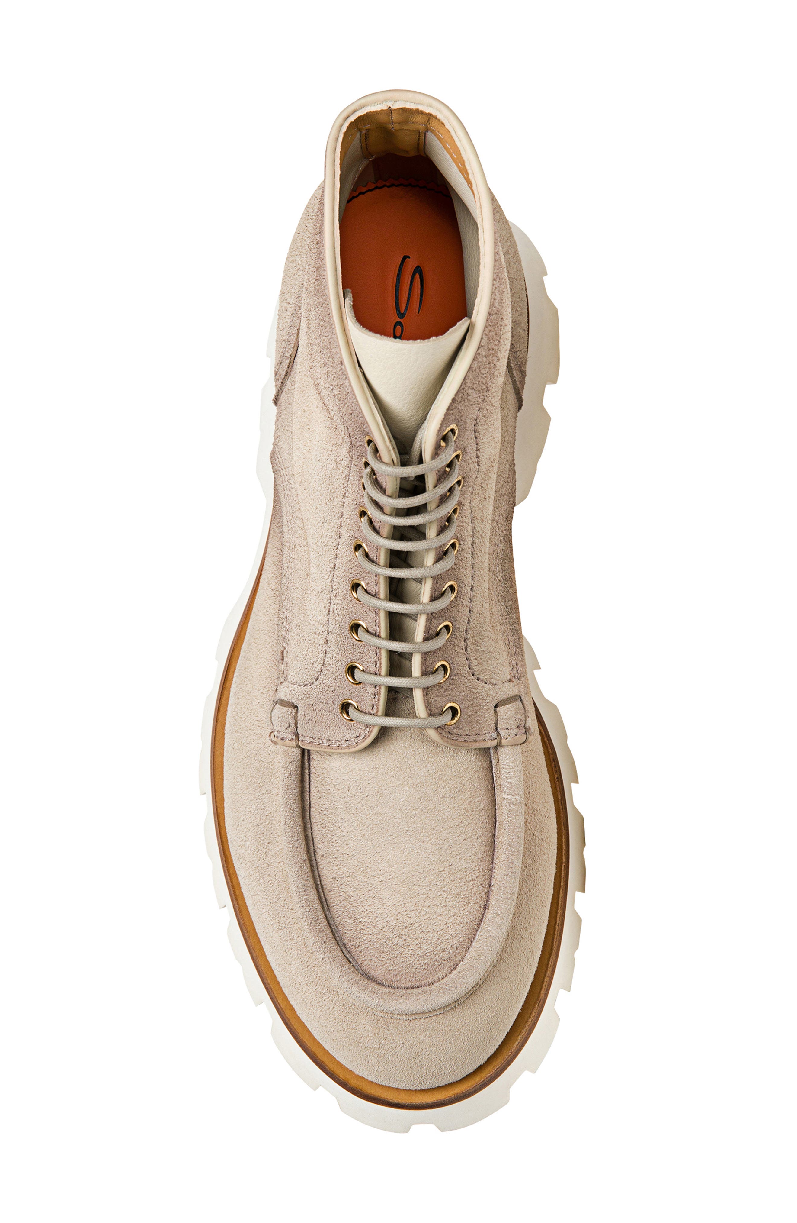 Santoni Suede Lug Boot, Alternate, color, 