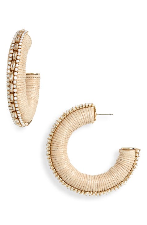 Wrapped Hoop Earrings