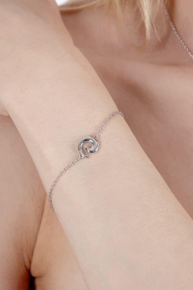 Element Swirl Bracelet, Alternate, color, Sterling Silver