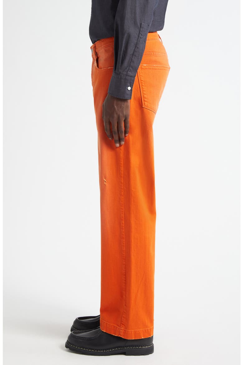 Oceano Distressed Regular Fit Jeans, Alternate, color, ORANGE