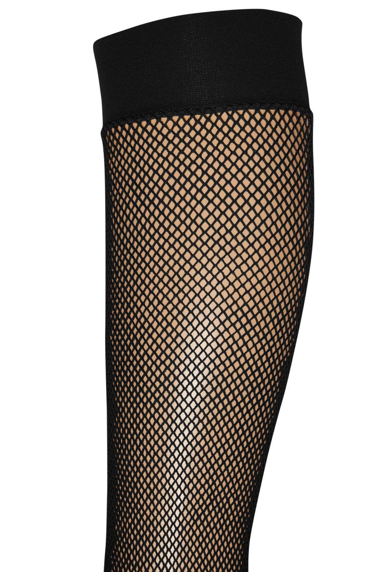 Twenties Knee High Socks, Alternate, color, BLACK