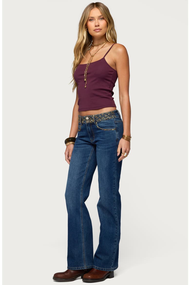 Deana Stretch Cotton Tank, Alternate, color, PURPLE