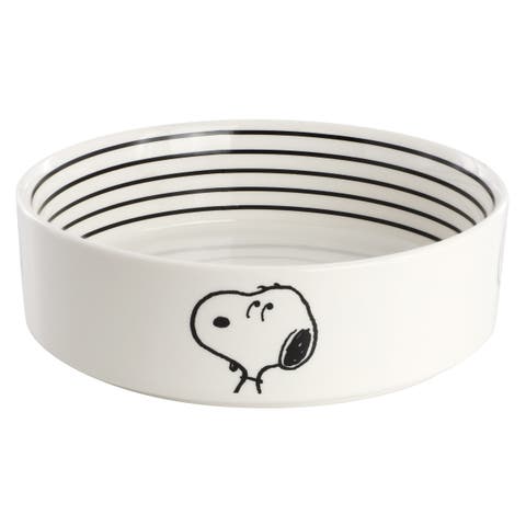 Suppertime Favorites 6.5in Stoneware Pet Bowl