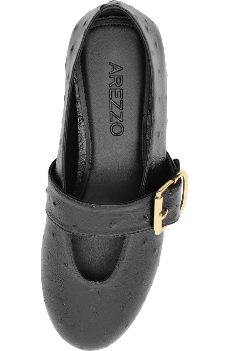 Arezzo Adeline Mary Jane Flat, Alternate, color, Black