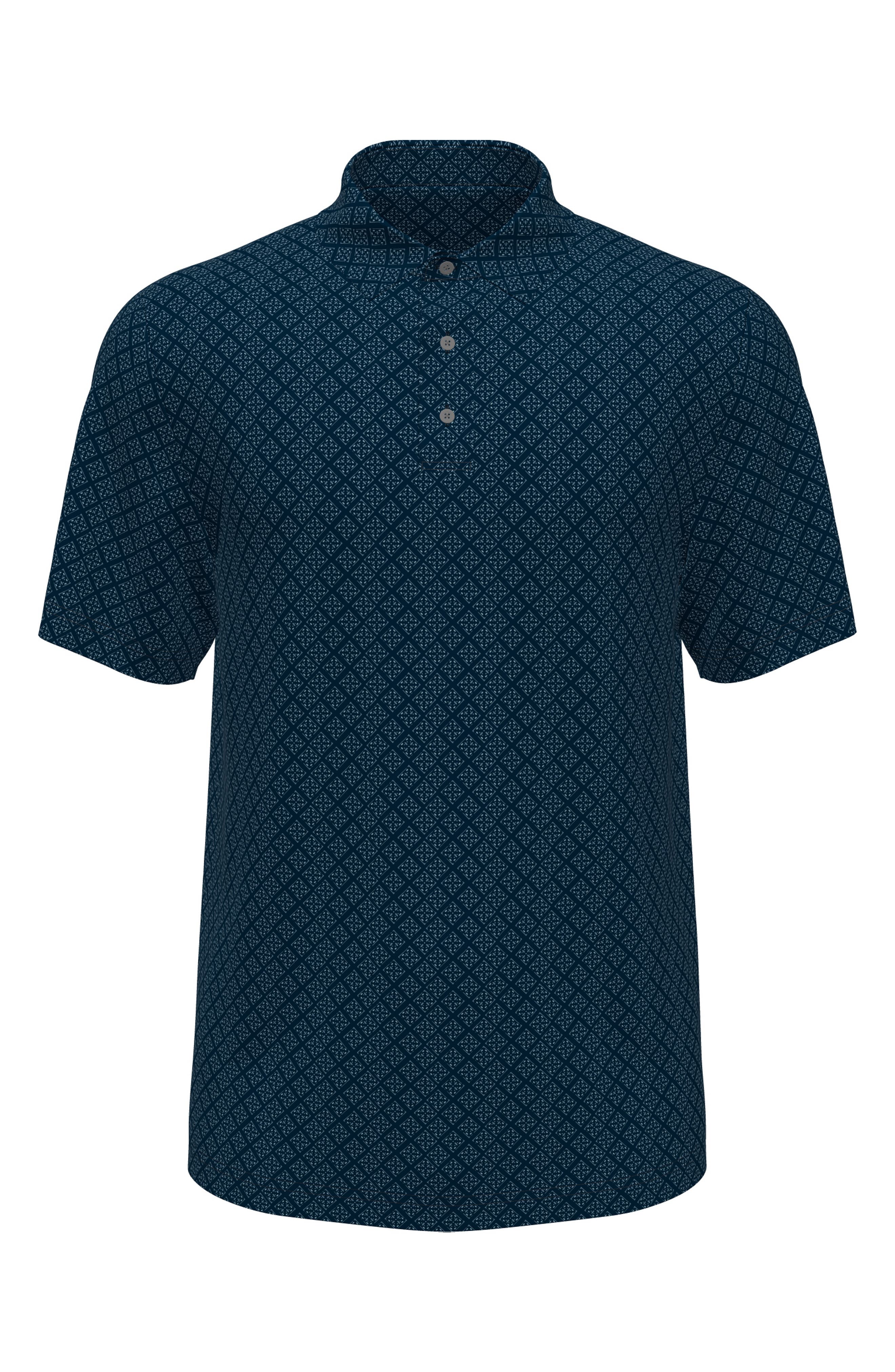 JACK NICKLAUS Geo Print Golf Polo