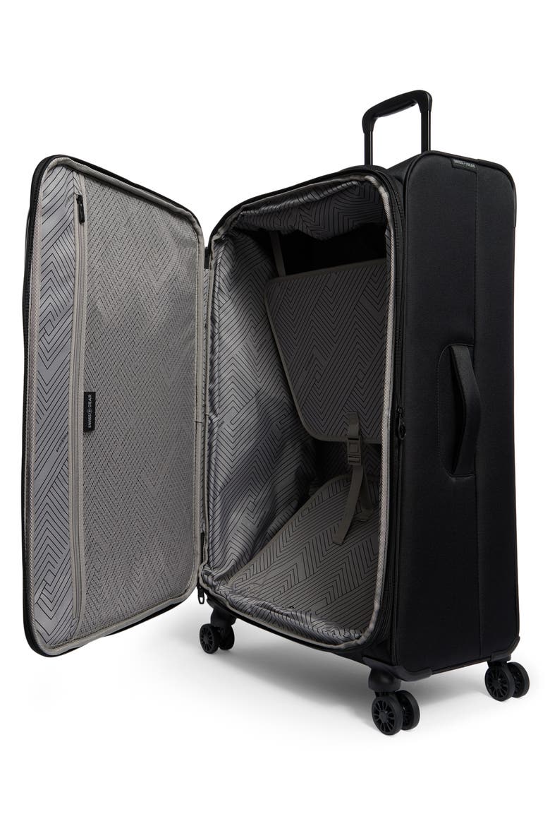 28-Inch Softside Spinner Luggage, Alternate, color, BLACK