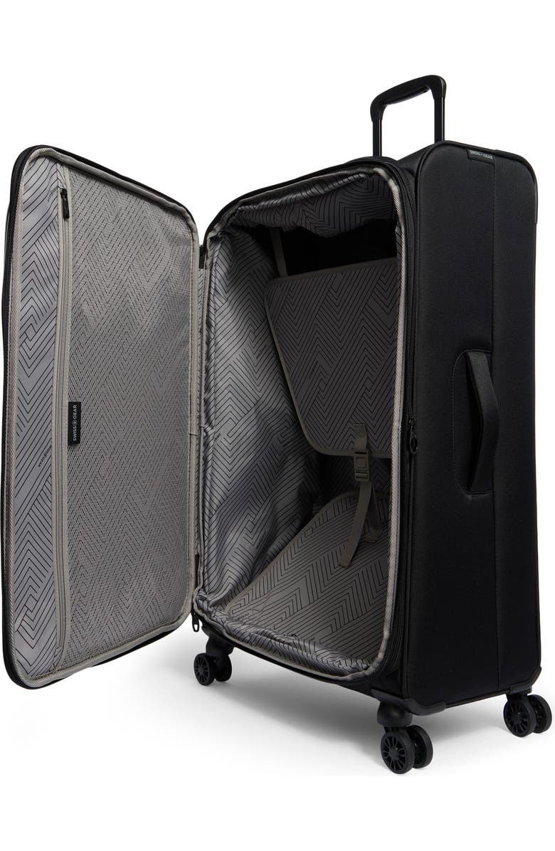 SWISSGEAR 28-Inch Softside Spinner Luggage, Alternate, color, Black