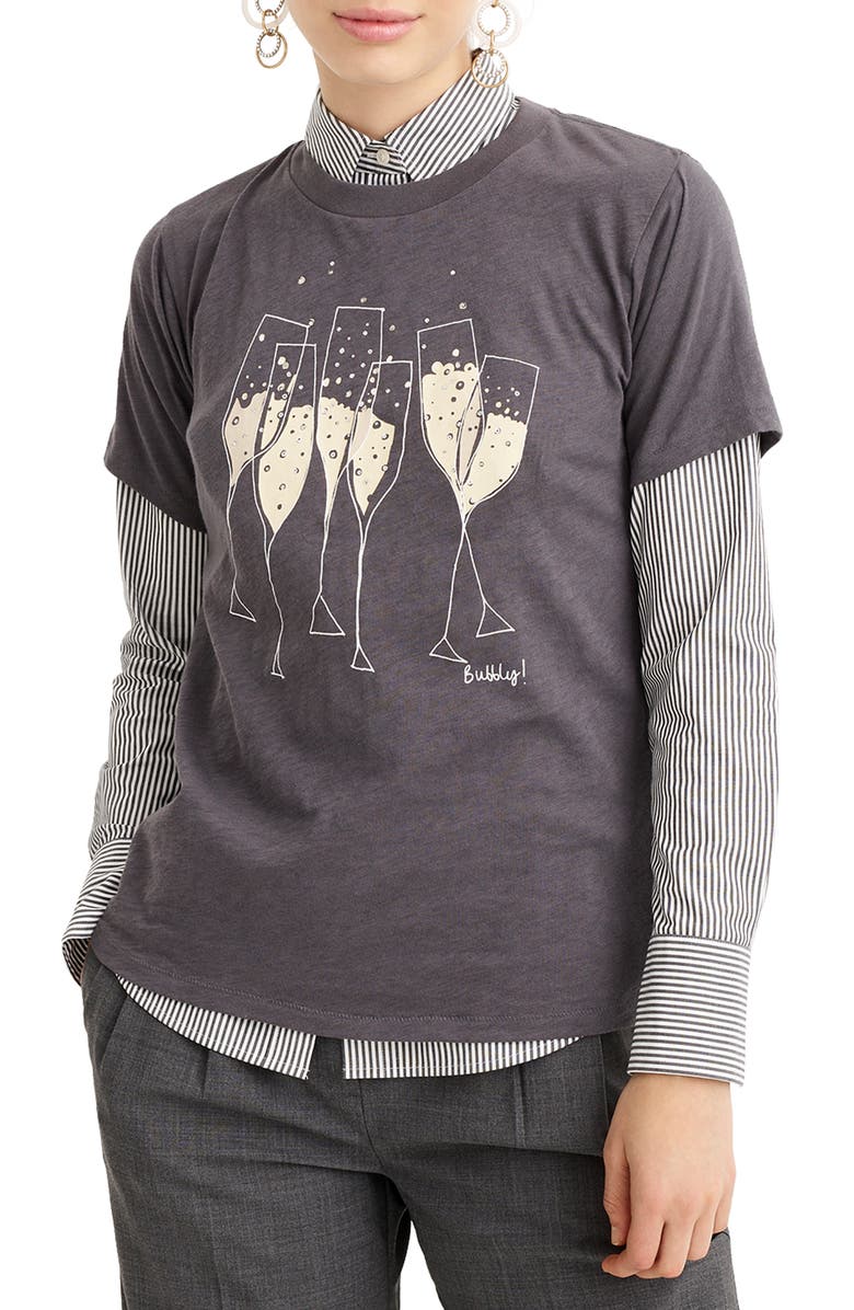 J.Crew Bubbly Tee, Main, color,