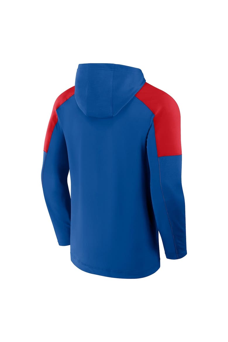 Men's Fanatics Blue New York Rangers Meta Game Transitional Pullover Hoodie, Alternate, color, Blue