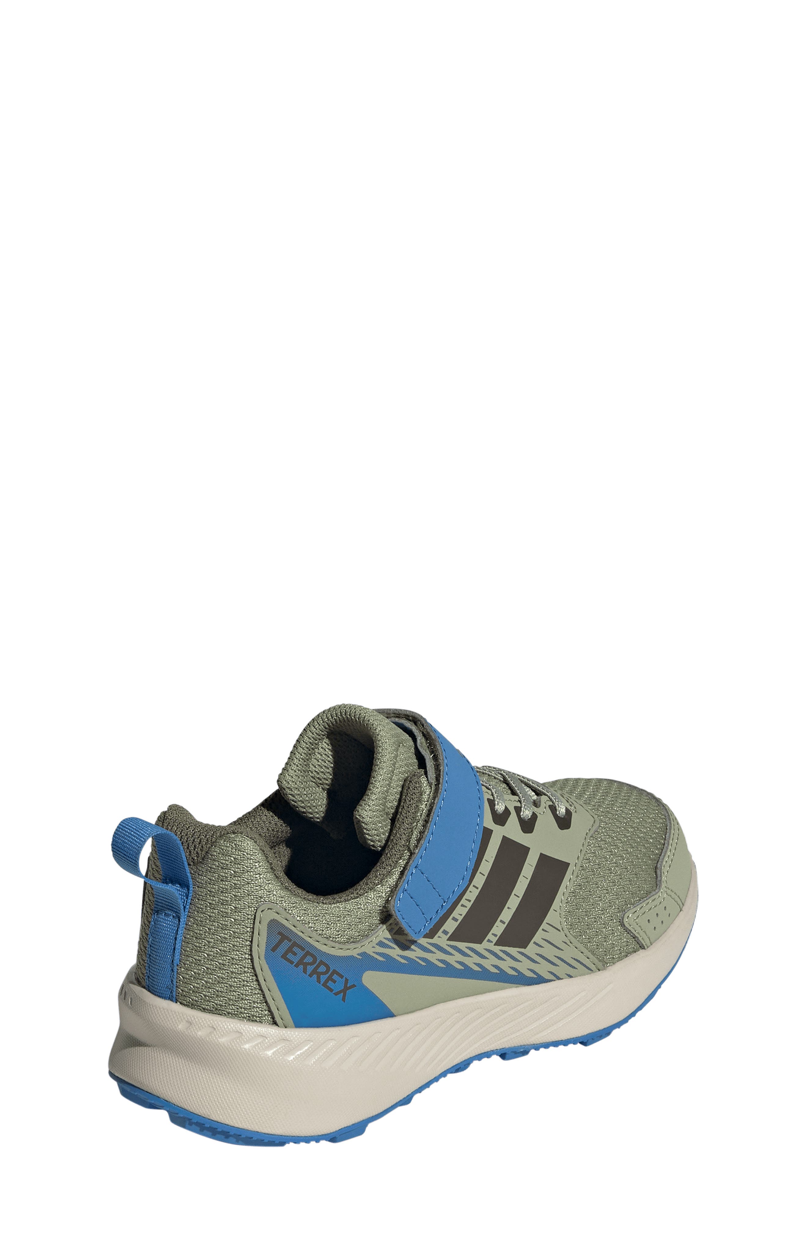 adidas Kids' Terrex Ax4r Mid Hiking Shoe, Alternate, color, Green/ Olive/ Blue
