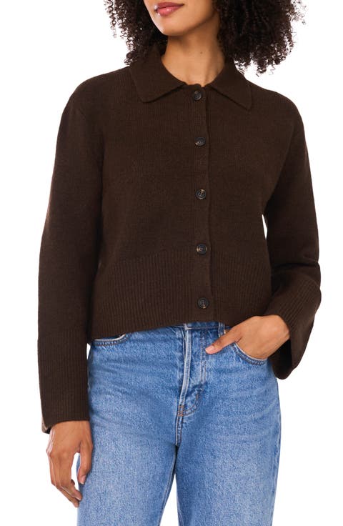 Collared Cardigan Sweater