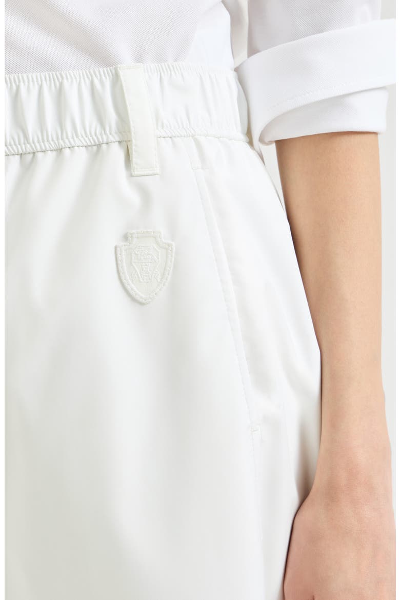 Ergonomic track trousers, Alternate, color, White
