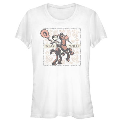 Junior's Toy Story 5 Stay Wild Jessie And Bullseye  Graphic T-Shirt
