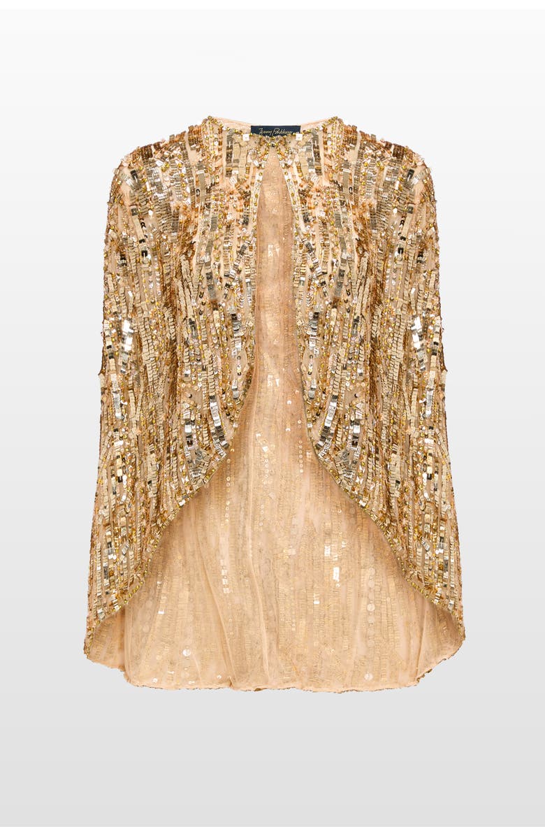 Jenny Packham Vulsa Sequin-Embellished Maxi Dress, Main, color, Illusion