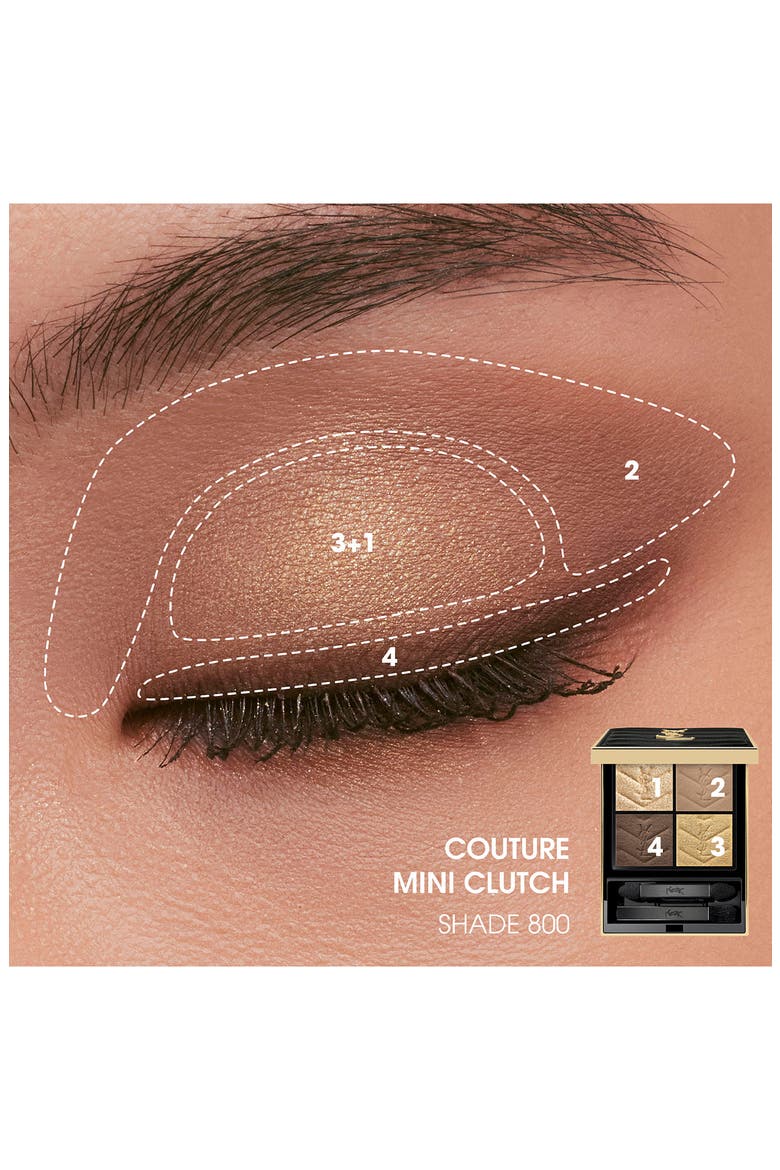 Couture Mini Clutch Luxury Eyeshadow Palette, Alternate, color, 800 OVER DORE