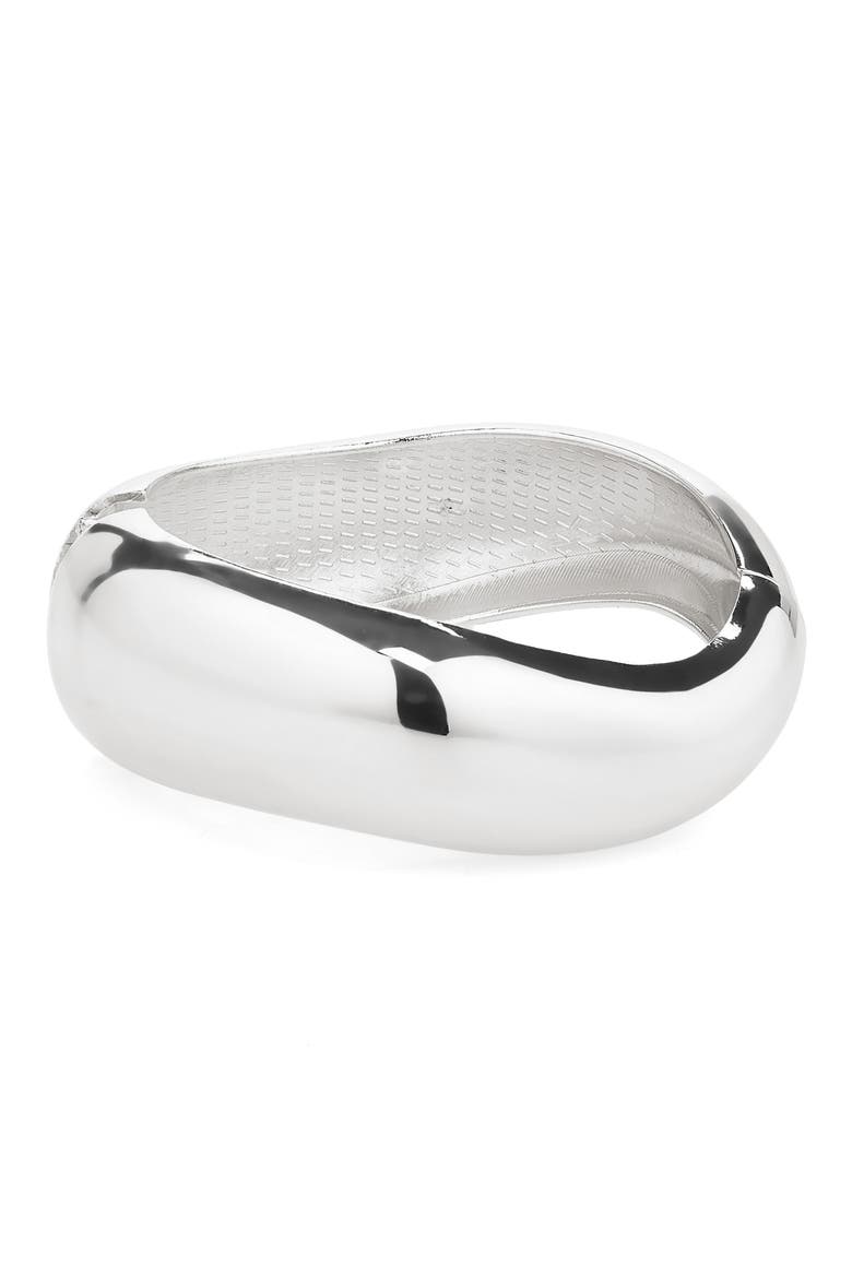 Bold Hinge Bracelet, Main, color, SILVER