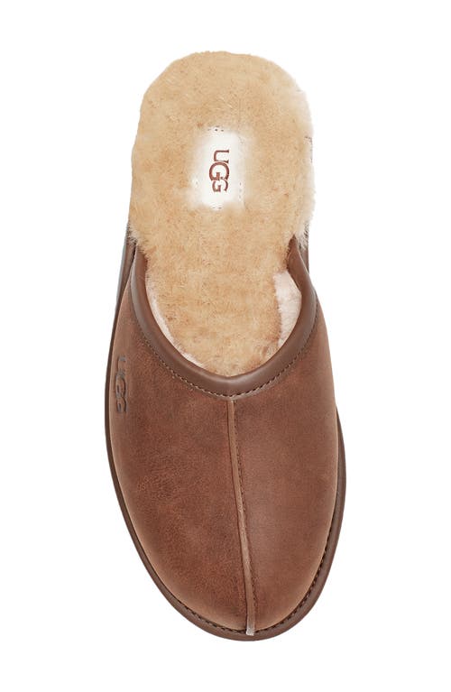 Ugg(r) Genuine Shearling Scuff Slipper In Beige