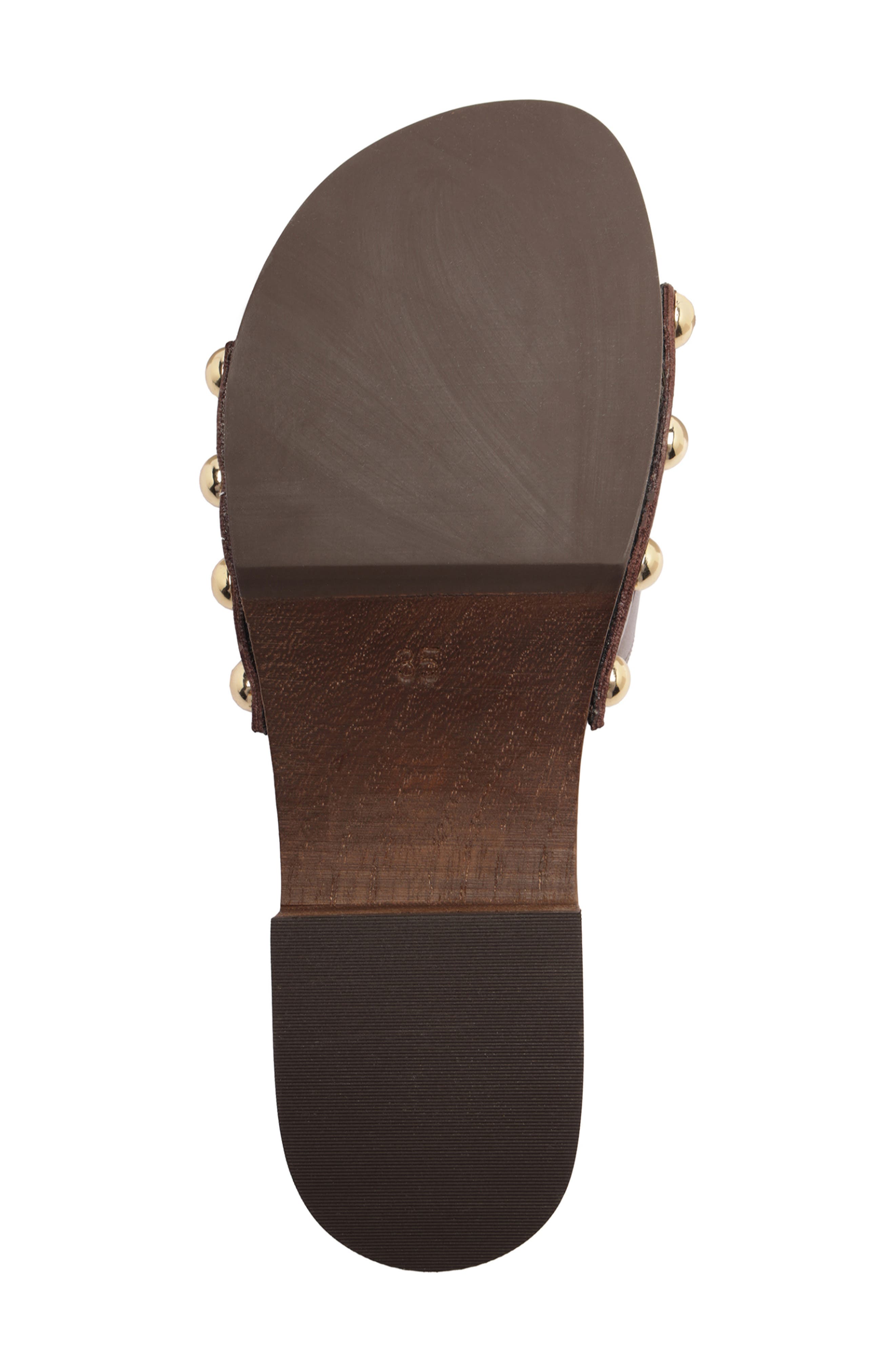 Schutz Shayla Slide Sandal, Alternate, color, Chestnut