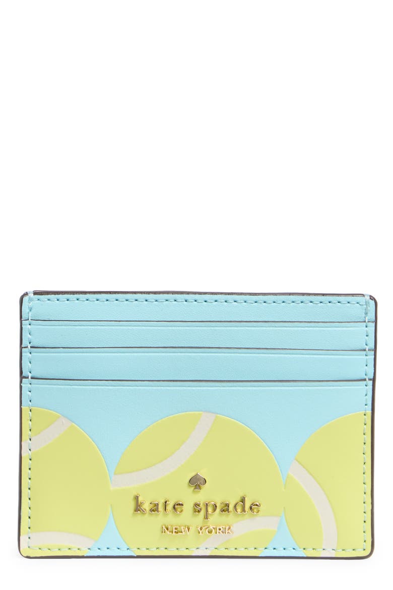 grand slam slim card case, Main, color, AQUA MULTI