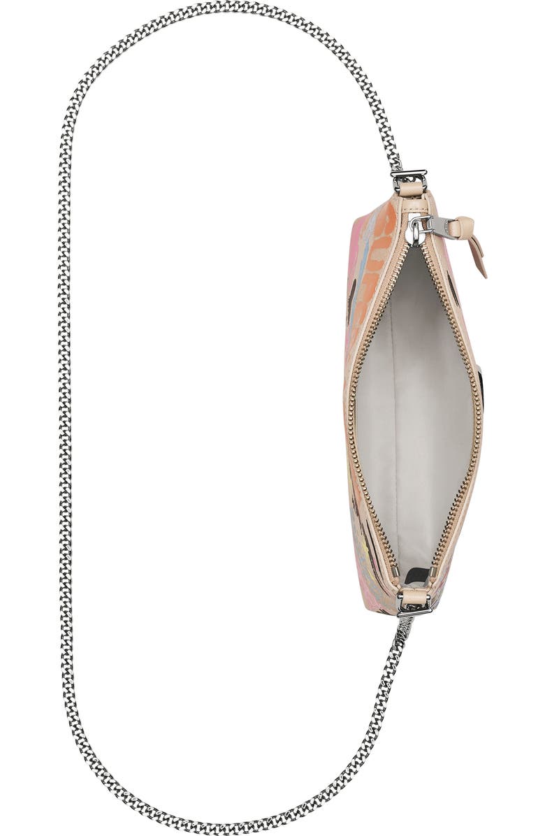 Marc Jacobs The Punk Scribble Snapshot Convertible Shoulder Bag, Alternate, color, Beige Multi