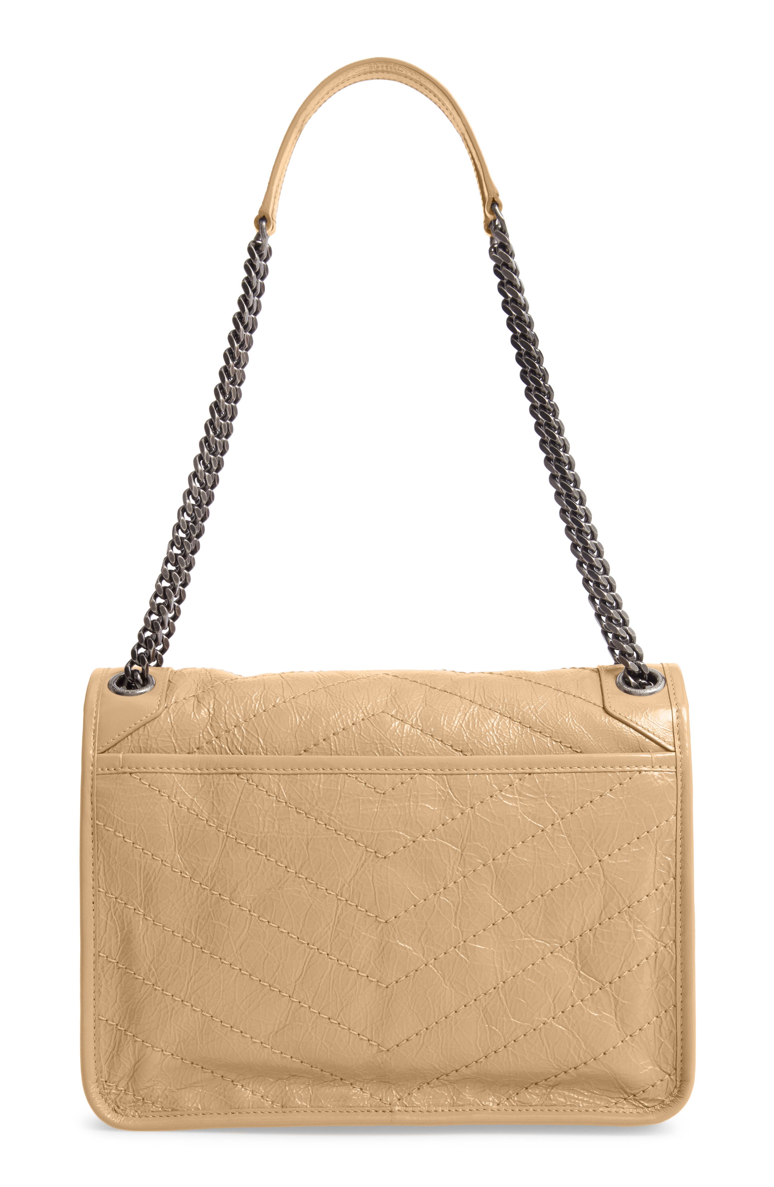 Saint Laurent Medium Niki Leather Shoulder Bag, Alternate, color, 