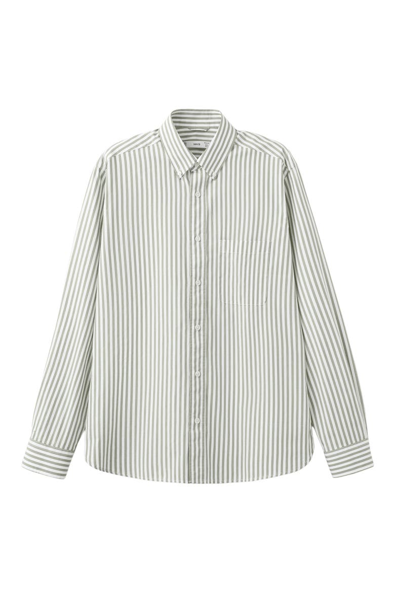Regular Fit Stripe Button-Up Shirt, Alternate, color, PASTEL GREEN