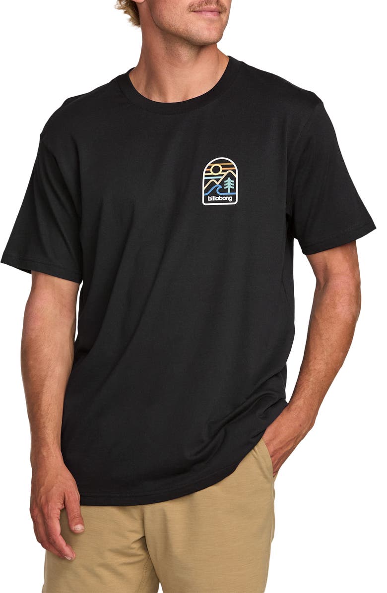 Billabong Sundown Adventure Division Organic Cotton Graphic T-Shirt, Main, color, 