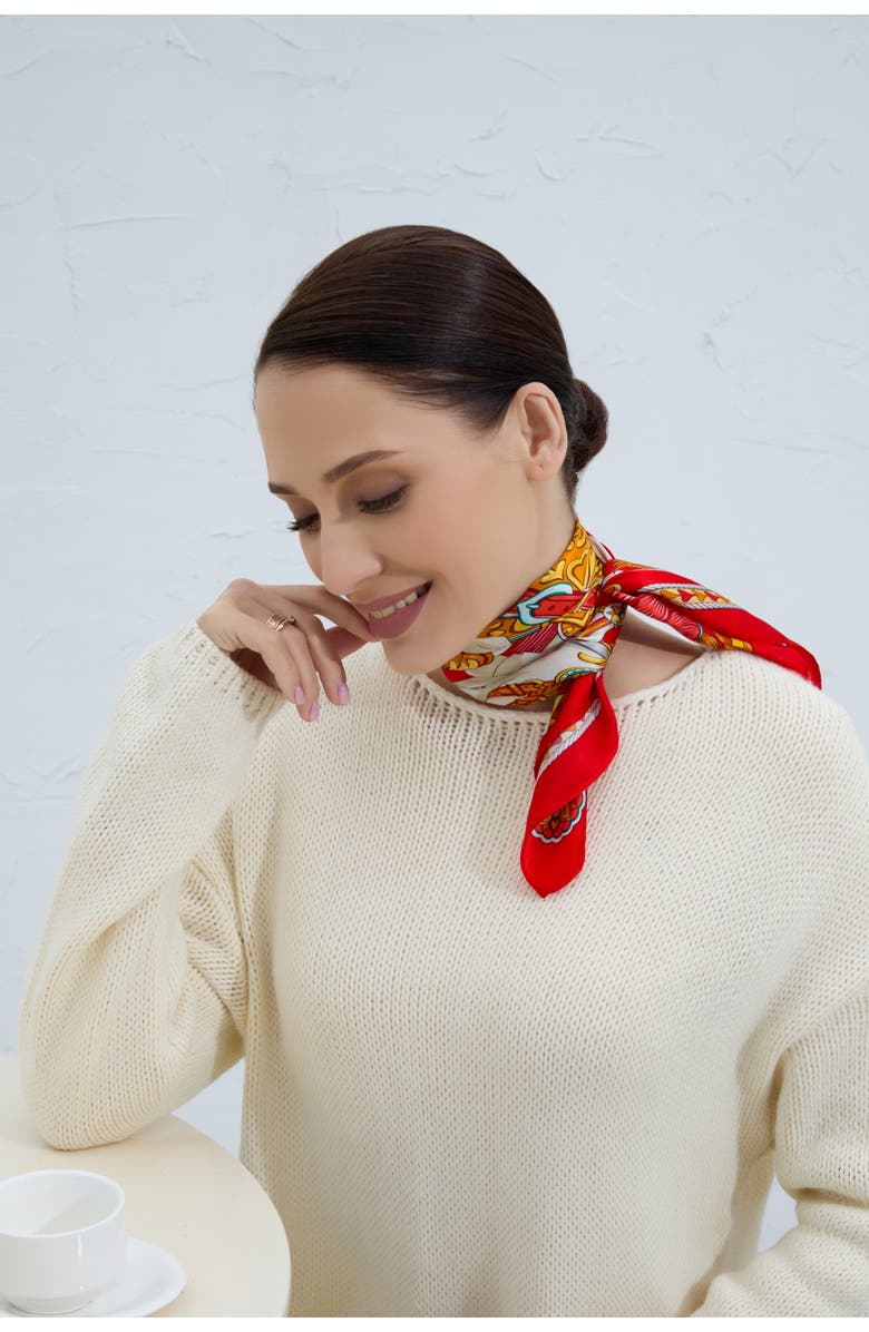 Youzey The Positano Scarf, Alternate, color, Multi-Color