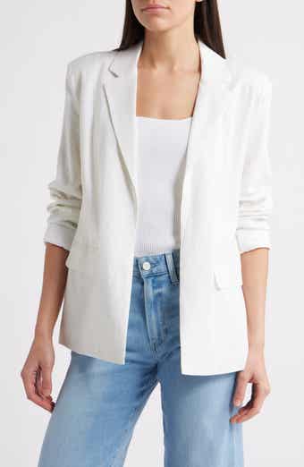 Steve Madden Payton Linen Blend Blazer