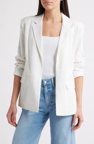 Steve Madden Payton Linen Blend Blazer