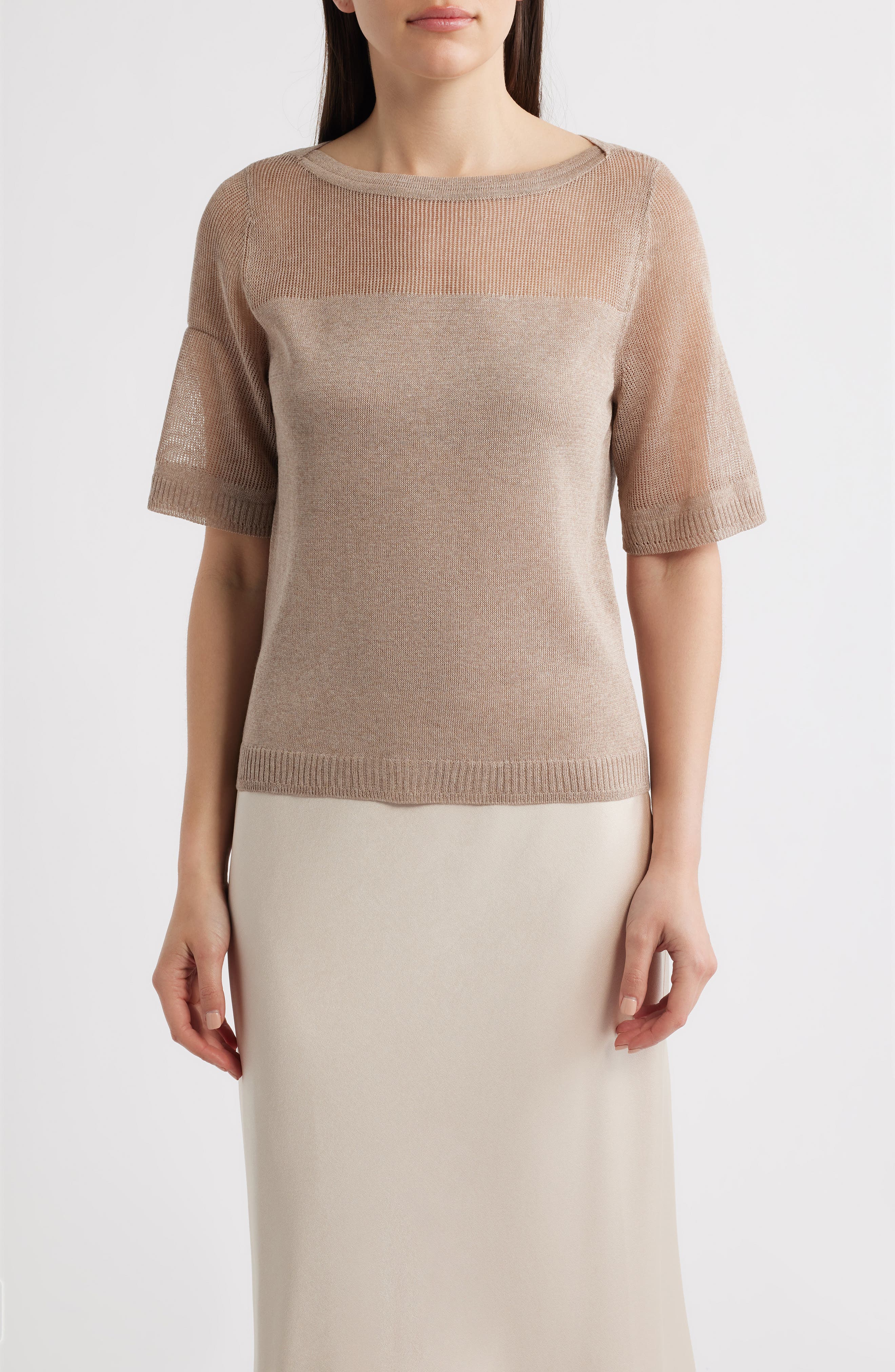 Romi Elbow Sleeve Knit Top - image 3