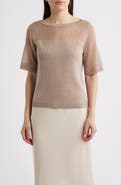 KOBI HALPERIN Romi Elbow Sleeve Knit Top