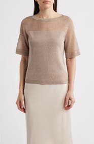 KOBI HALPERIN Romi Elbow Sleeve Knit Top