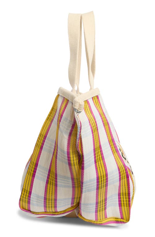 Isabel Marant Warden Canvas Tote In Pink
