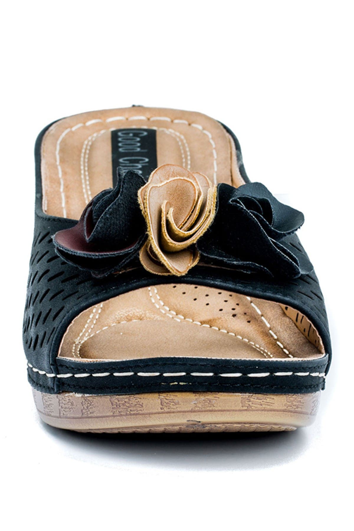 GC SHOES Juliet Floral Wedge Sandal, Alternate, color, 