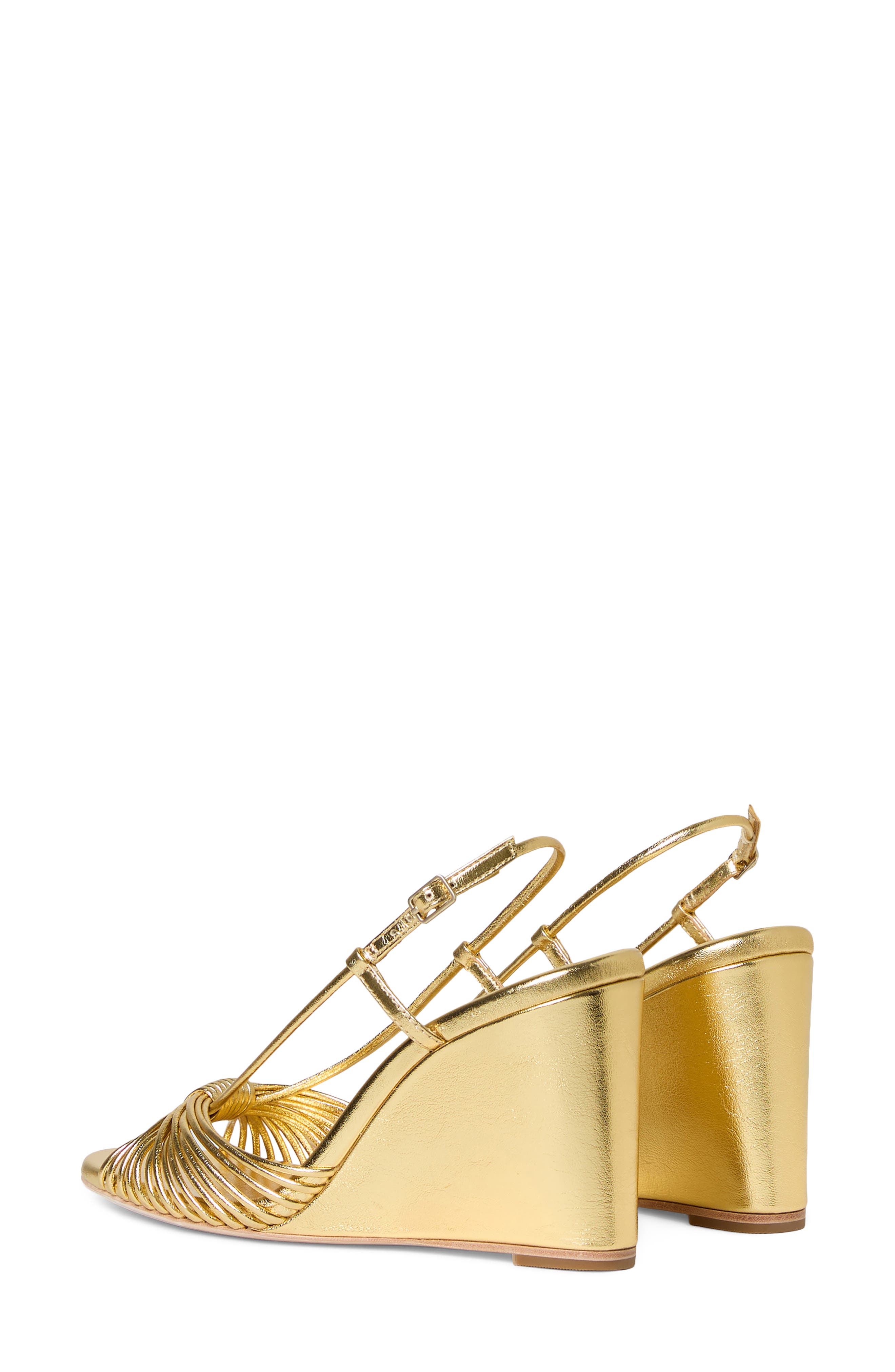 Loeffler Randall Marren Slingback Wedge Sandal, Alternate, color, Gold